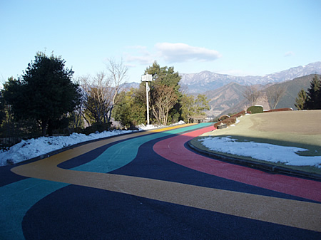 画像 (塩山カントリーカート道路舗装工事)